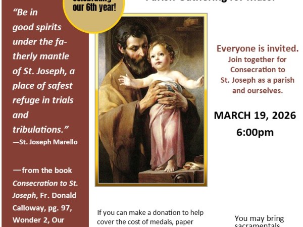 Consecration to St.&nbsp;Joseph